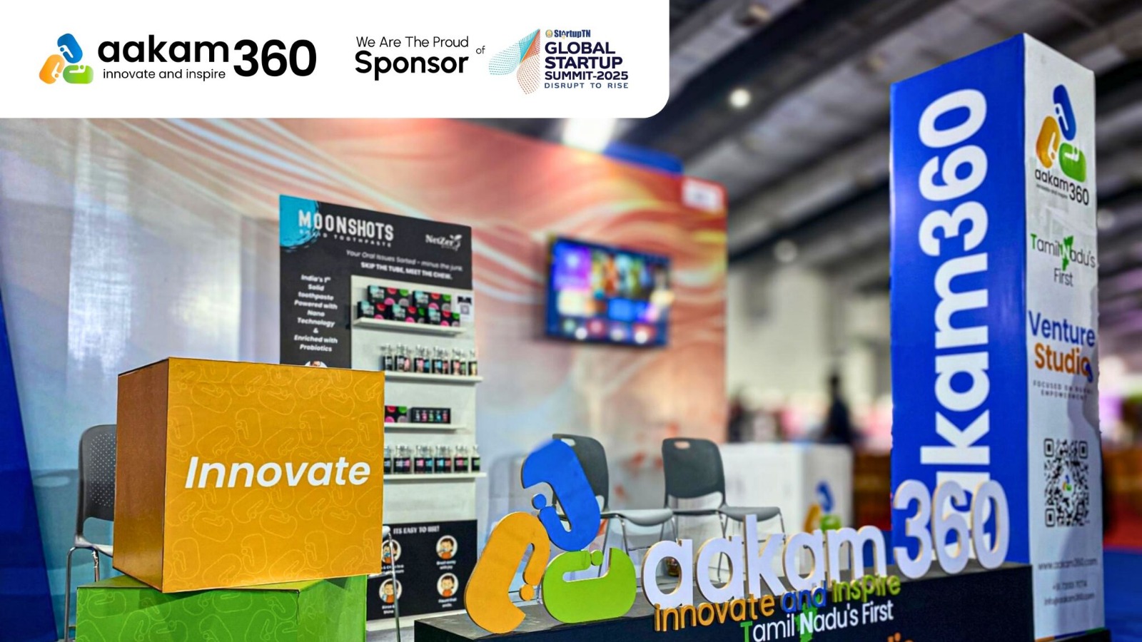 Innovative booth at Global Startup Summit